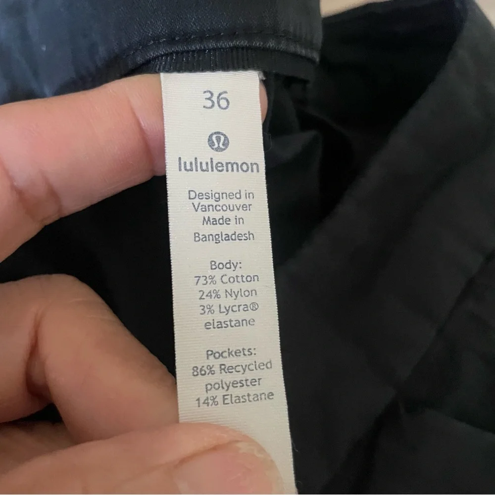 Lululemon Men's Black Pants size 36
